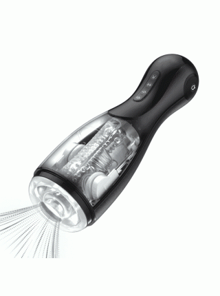 Инновационный мастурбатор Good night Pro с имитацией орального секса (черный)