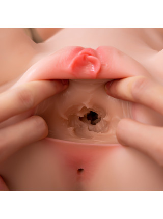 Интерактивный мастурбатор Кукла ALANNA (торс) с функцией пенетрации (MEGASISYA)