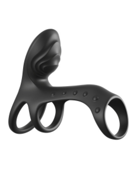 Виброкольцо на пенис с двумя моторчиками Ultimate Couples Cage Pro