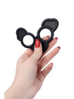 Набор эрекционных колец Sexus Men ELEPHANT RINGS, силикон, чёрный