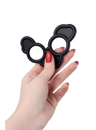 Набор эрекционных колец Sexus Men ELEPHANT RINGS, силикон, чёрный
