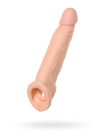 НАСАДКА TOYFA XLOVER, ДЛЯ УВЕЛИЧЕНИЯ РАЗМЕРА, TPE, ТЕЛЕСНЫЙ, 16,5 СМ
