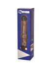 Насадка ToyFa XLover, для увеличения размера с вибрацией,TPE, черная прозрачная, 19,4 см
