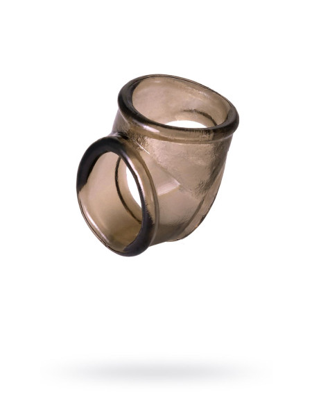 Эрекционное кольцо на пенис XLover by TOYFA, TPE, черный прозрачный, 3,5 см