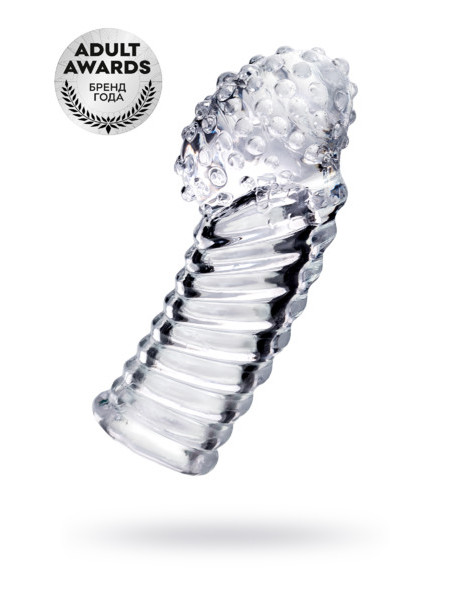 НАСАДКА НА ПАЛЕЦ A-TOYS DALE, ТРЕ, ПРОЗРАЧНЫЙ, 8,5 СМ