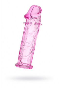 НАСАДКА TOYFA, TPE, РОЗОВЫЙ, 12,5 СМ