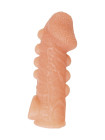 Насадка реалистичная KOKOS COCK SLEEVE 008-M с дополнительной стимуляцией, TPE, телесная, 15.6 см Насадка реалистичная KOKOS COCK SLEEVE 008-M с дополнительной стимуляцией, TPE, телесная, 15.6 см