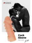 Насадка реалистичная KOKOS COCK SLEEVE 008-M с дополнительной стимуляцией, TPE, телесная, 15.6 см Насадка реалистичная KOKOS COCK SLEEVE 008-M с дополнительной стимуляцией, TPE, телесная, 15.6 см