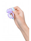 ВИБРОКОЛЬЦО НА ПЕНИС A-TOYS BY TOYFA ZORT, СИЛИКОН, ФИОЛЕТОВОЕ, Ø 2 СМ