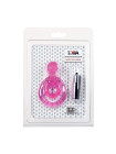 Вибронасадка TOYFA Basic, TPE, розовый, 6 см
