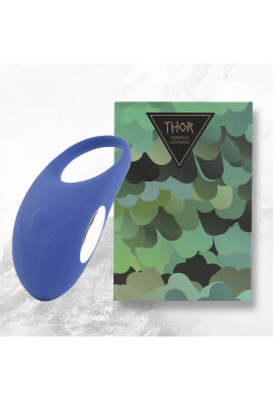 Кольцо эрекционное с вибрацией Thor Cockring Blue синее для мужчин