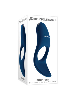 Эрекционное вибро-кольцо Cup 'Em Evolved, c вибрацией, длина 13.03 см