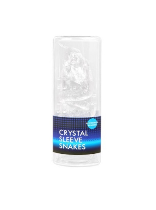 Насадка закрытая CRYSTAL SLEEVE SNAKES в форме змеи 