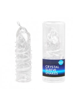 Насадка закрытая CRYSTAL SLEEVE SNAKES в форме змеи 