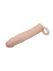 Насадка реалистик закрытая Penis sleeve 7 удлинитель Baile Pretty Love, длина 18.00 см, диаметр 3.60 см