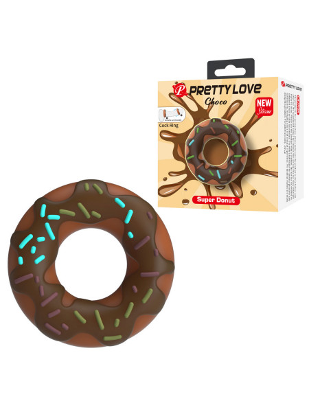 Эрекционное кольцо в форме пончика CHOCO Baile Pretty Love, диаметр 4.60 см