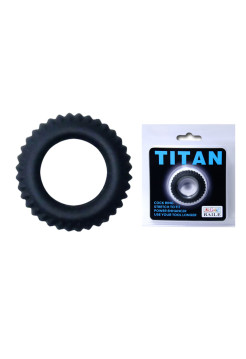 Эрекционное кольцо TITAN с ребрышками Baile, диаметр 2.00 см