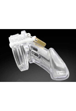 Пояс верности мужской пластиковый "Blocker long", прозрачный