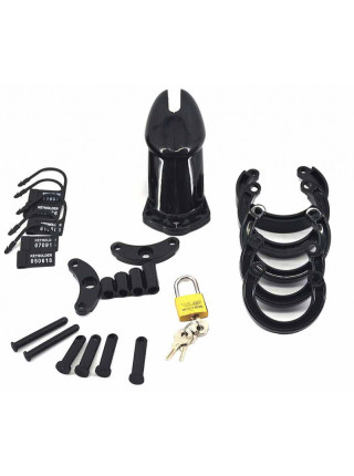 Пояс верности мужской "BLOCKER" пластиковый, черный