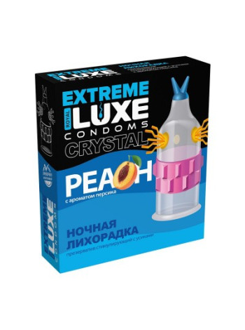ПРЕЗЕРВАТИВ LUXE EXTREME НОЧНАЯ ЛИХОРАДКА (ПЕРСИК) 1 штука 