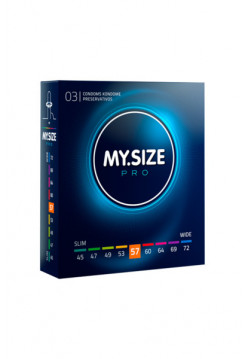 ПРЕЗЕРВАТИВЫ MY.SIZE, ЛАТЕКС, 17,8 СМ, 5,7 СМ, 3 ШТ.