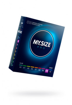 ПРЕЗЕРВАТИВЫ MY.SIZE, ЛАТЕКС, 22,3 СМ, 6,9 СМ, 3 ШТ.