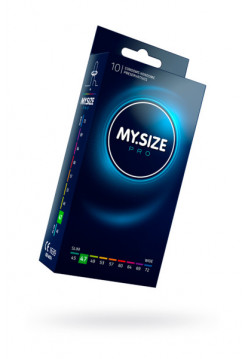 ПРЕЗЕРВАТИВЫ MY.SIZE, ЛАТЕКС, 16 СМ, 4,7 СМ, 10 ШТ.