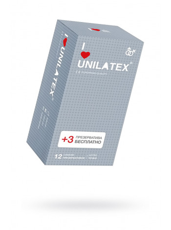 ПРЕЗЕРВАТИВЫ UNILATEX DOTTED №12 С ТОЧКАМИ