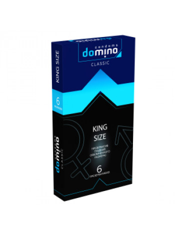 ПРЕЗЕРВАТИВЫ ГЛАДКИЕ DOMINO CLASSIC KING SIZE 6 ШТ