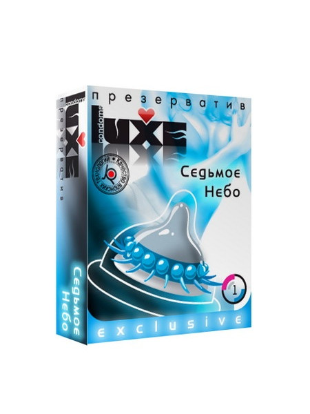 ПРЕЗЕРВАТИВ LUXE EXCLUSIVE СЕДЬМОЕ НЕБО (шары и усы) 1 штука