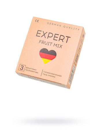 Презервативы EXPERT Fruit Mix Germany 3 шт. (фруктовые ароматизированные)