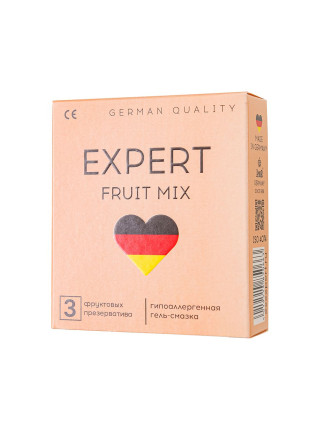 Презервативы EXPERT Fruit Mix Germany 3 шт. (фруктовые ароматизированные)