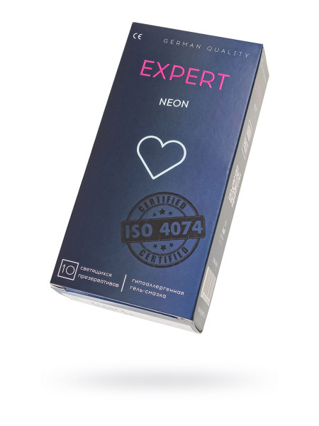 Презервативы EXPERT Neon Germany 10шт. (светящиеся) ГЕРМАНИЯ