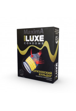 ПРЕЗЕРВАТИВ LUXE MAXIMA АРИЗОНСКИЙ БУЛЬДОГ 1 штука