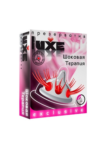 ПРЕЗЕРВАТИВ LUXE EXCLUSIVE ШОКОВАЯ ТЕРАПИЯ 1 штука