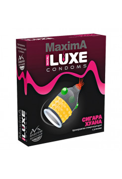 ПРЕЗЕРВАТИВ LUXE MAXIMA СИГАРА ХУАНА 1 штука