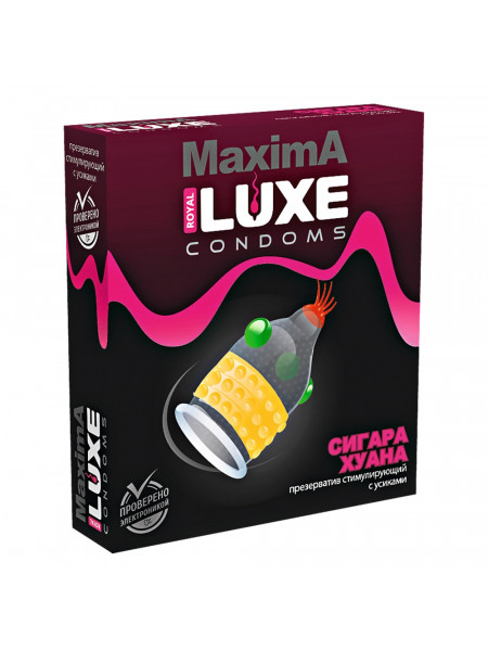 ПРЕЗЕРВАТИВ LUXE MAXIMA СИГАРА ХУАНА 1 штука