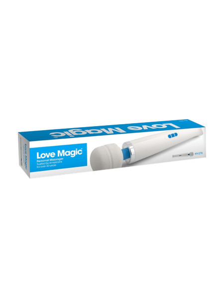 Вибромассажёр Love Magic HV-270, силикон, белый, 32,5 см 