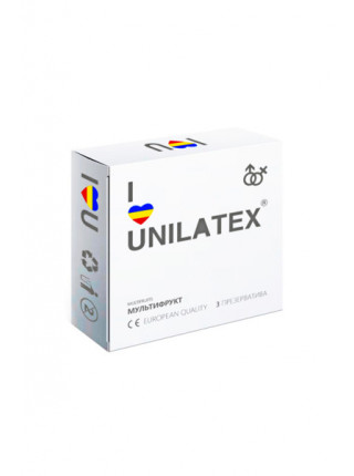 ПРЕЗЕРВАТИВЫ UNILATEX MULTIFRUTIS №3 АРОМАТИЗИРОВАННЫЕ ,ЦВЕТНЫЕ