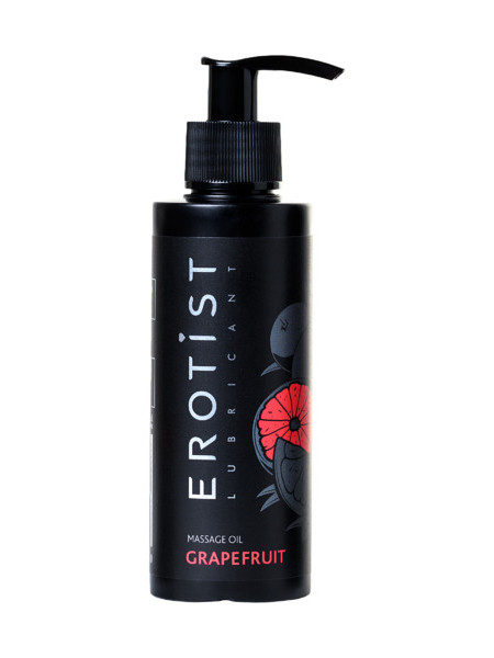 МАССАЖНОЕ МАСЛО EROTIST GRAPEFRUIT, СЪЕДОБНОЕ, ГРЕЙПФРУТ, 150 МЛ