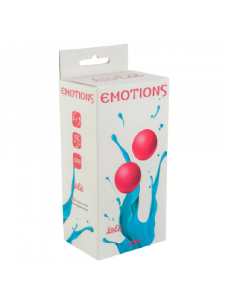 ВАГИНАЛЬНЫЕ ШАРИКИ БЕЗ СЦЕПКИ EMOTIONS LEXY LARGE PINK Максимальная ширина: 3