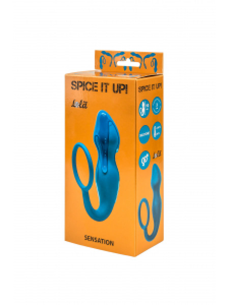 Анальная пробка Spice it up Sensation Dark Aquamarine 