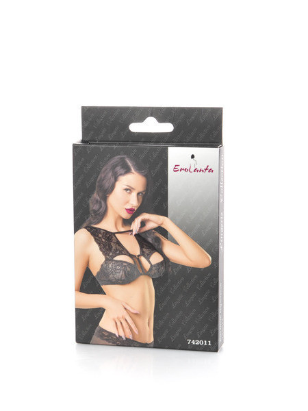 БРАЛЕТТ КРУЖЕВНОЙ EROLANTA LINGERIE COLLECTION, ЧЕРНЫЙ (50-52)
