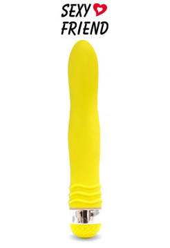 ВИБРОМАССАЖЁР L 175 мм D 29 мм цвет жёлтый