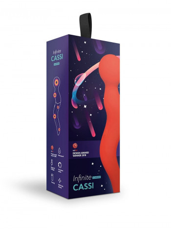 Wand массажер Cassi, цвет алый (INFINITE collection)