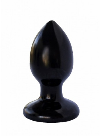 ПЛАГ-МАССАЖЕР ДЛЯ ПРОСТАТЫ BLACK MAGNUM 7 В ЛАМИНАТЕ L 100 мм, D 45 мм, цвет чёрный 