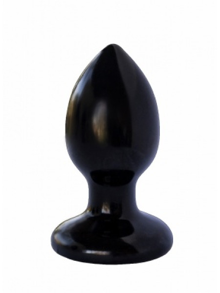 ПЛАГ-МАССАЖЕР ДЛЯ ПРОСТАТЫ BLACK MAGNUM 7 В ЛАМИНАТЕ L 100 мм, D 45 мм, цвет чёрный 