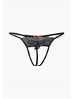 Фривольные трусики с доступом и черным кружевом (Easy to love) 42-44, L/XL (46-48)