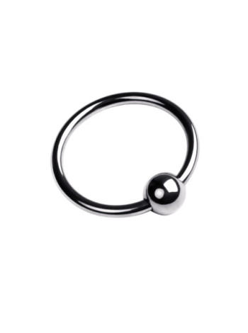 Кольцо на головку пениса, TOYFA Metal, серебристое Кольцо на головку пениса, TOYFA Metal, серебристое