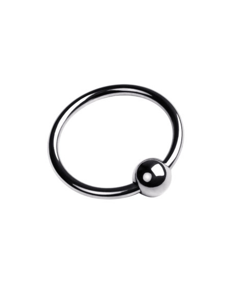 Кольцо на головку пениса, TOYFA Metal, серебристое